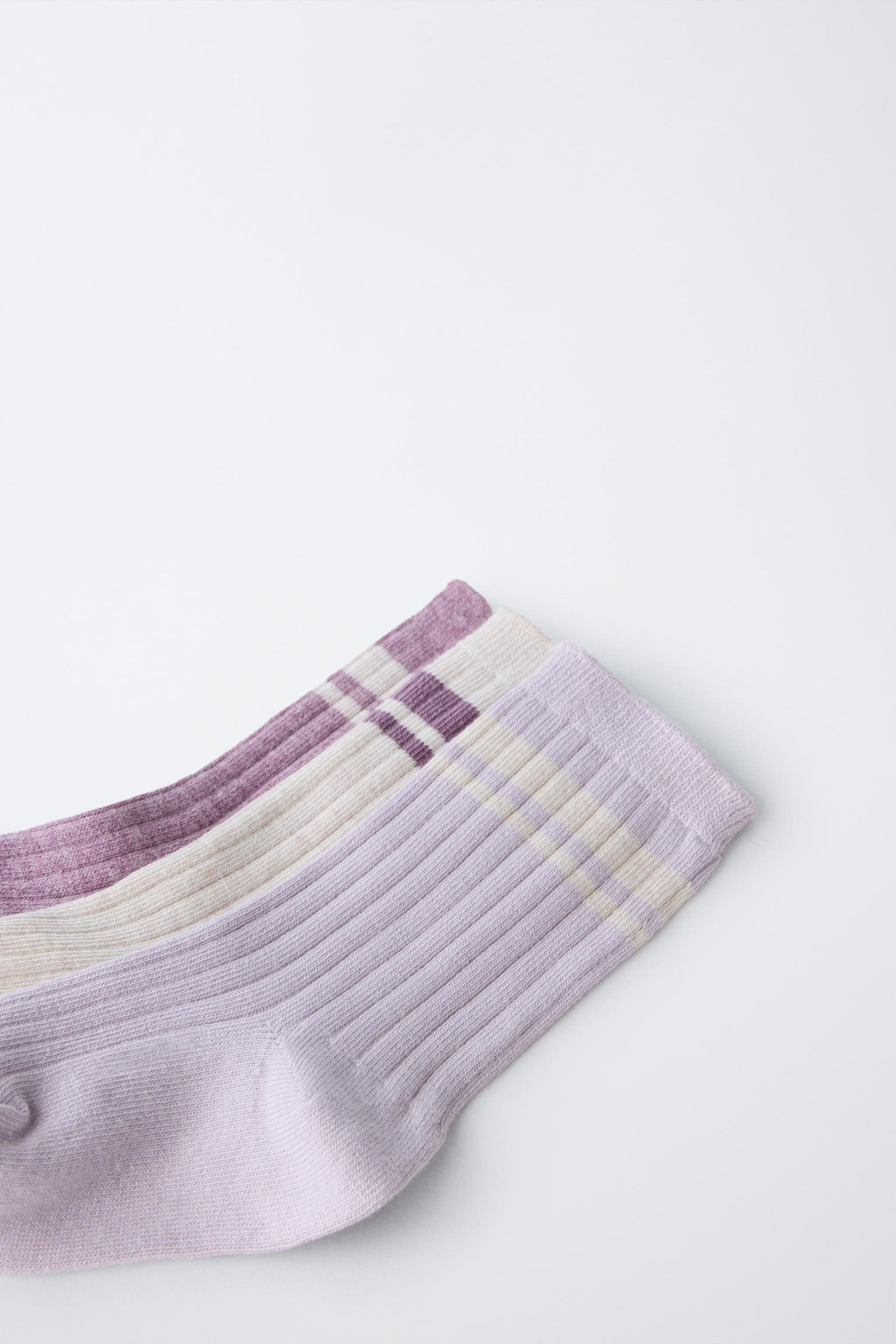 3-PACK OF STRIPED LONG SOCKS - Zara фото 2