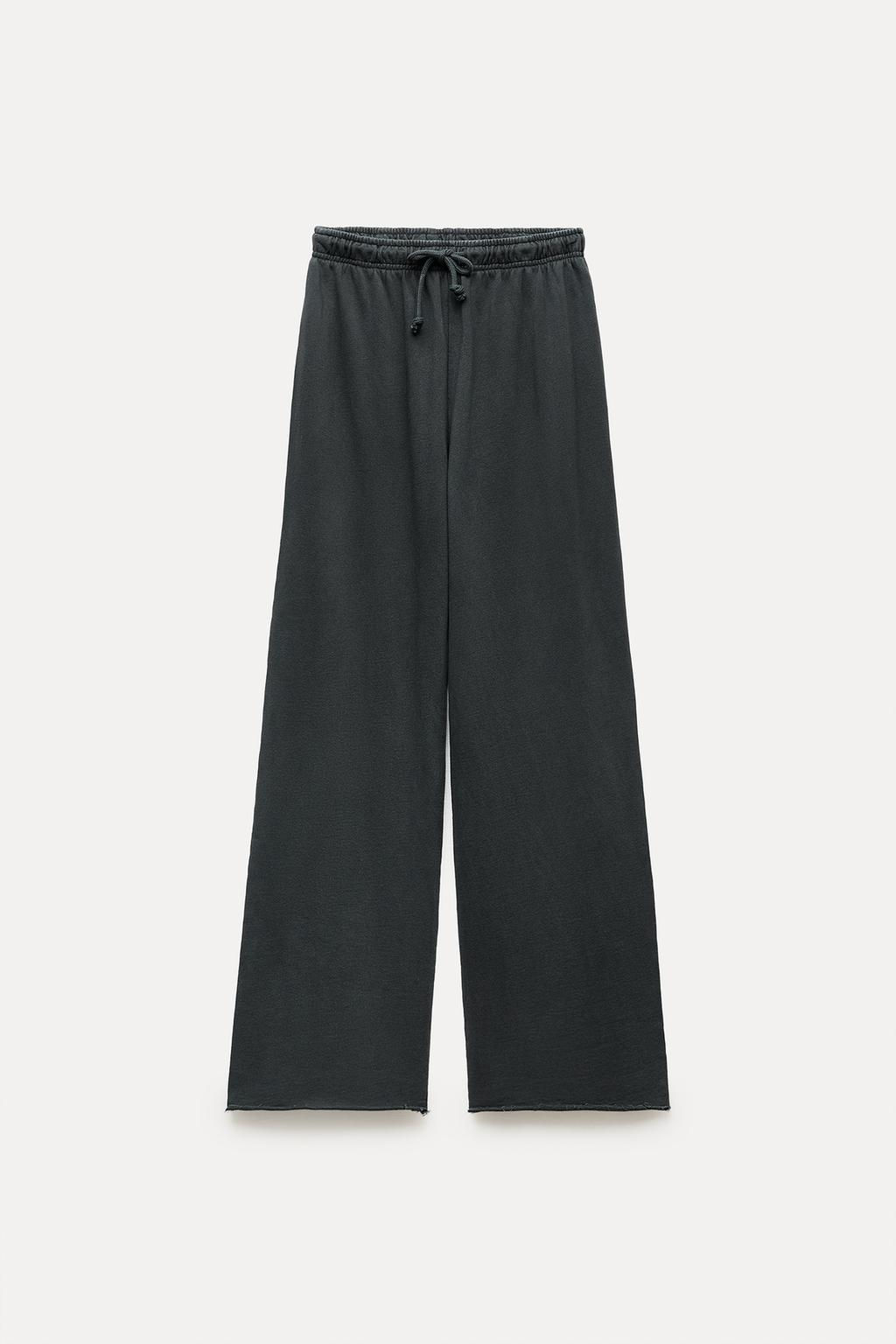 FADED-EFFECT PLUSH JOGGER TROUSERS - Zara фото 21
