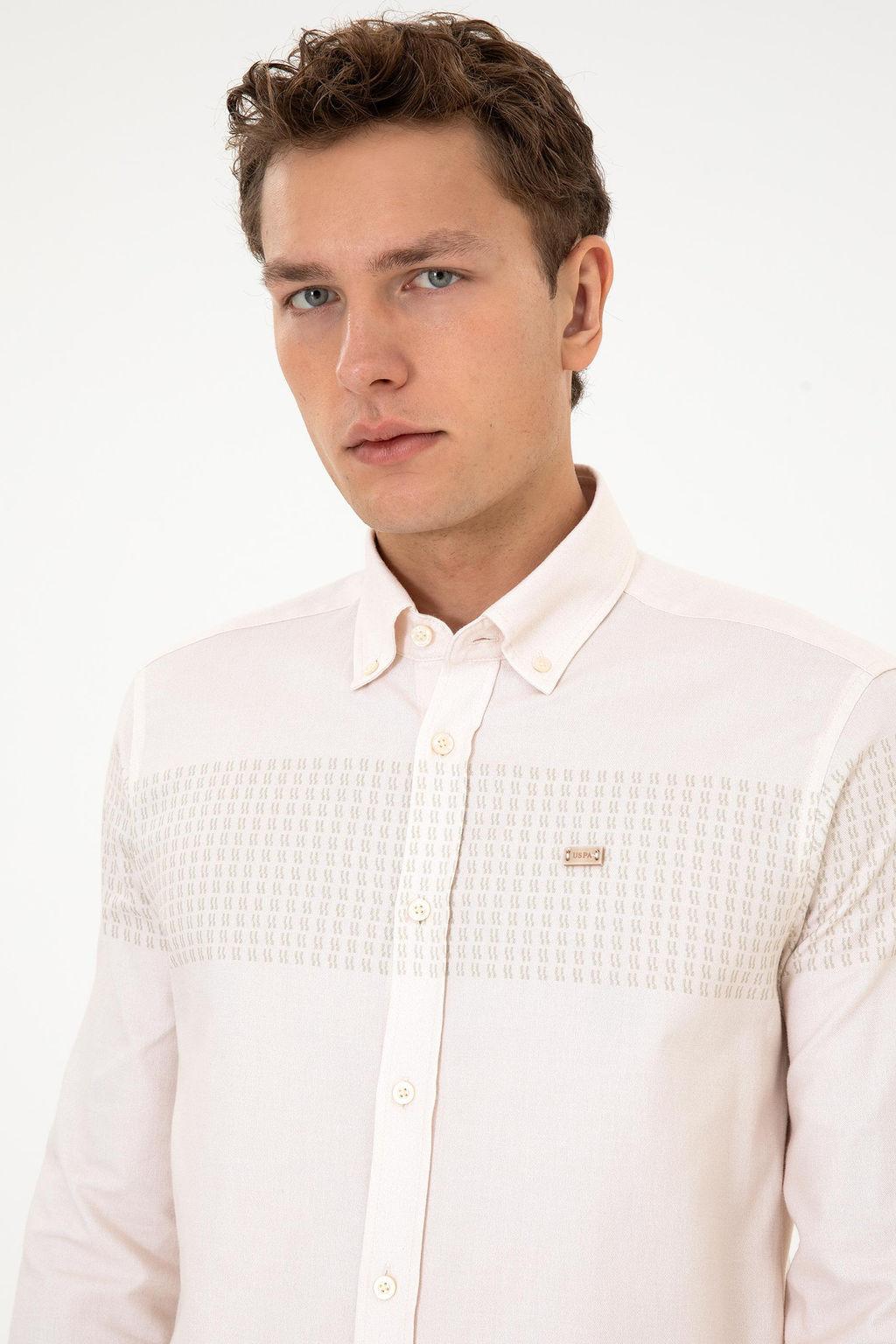 Erkek Krem Uzun Kollu G_mlek - U.s. polo assn фото 2