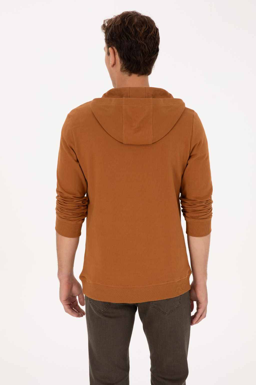 Erkek Camel Sweatshirt