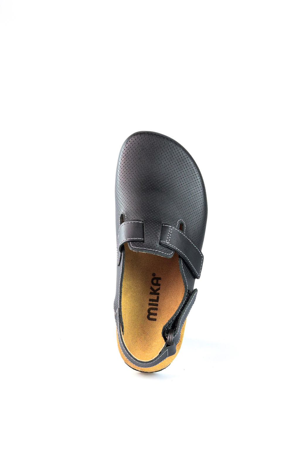 13 | Makas| Женские сабо (черный перфорация) - Milka shoes&more фото 14