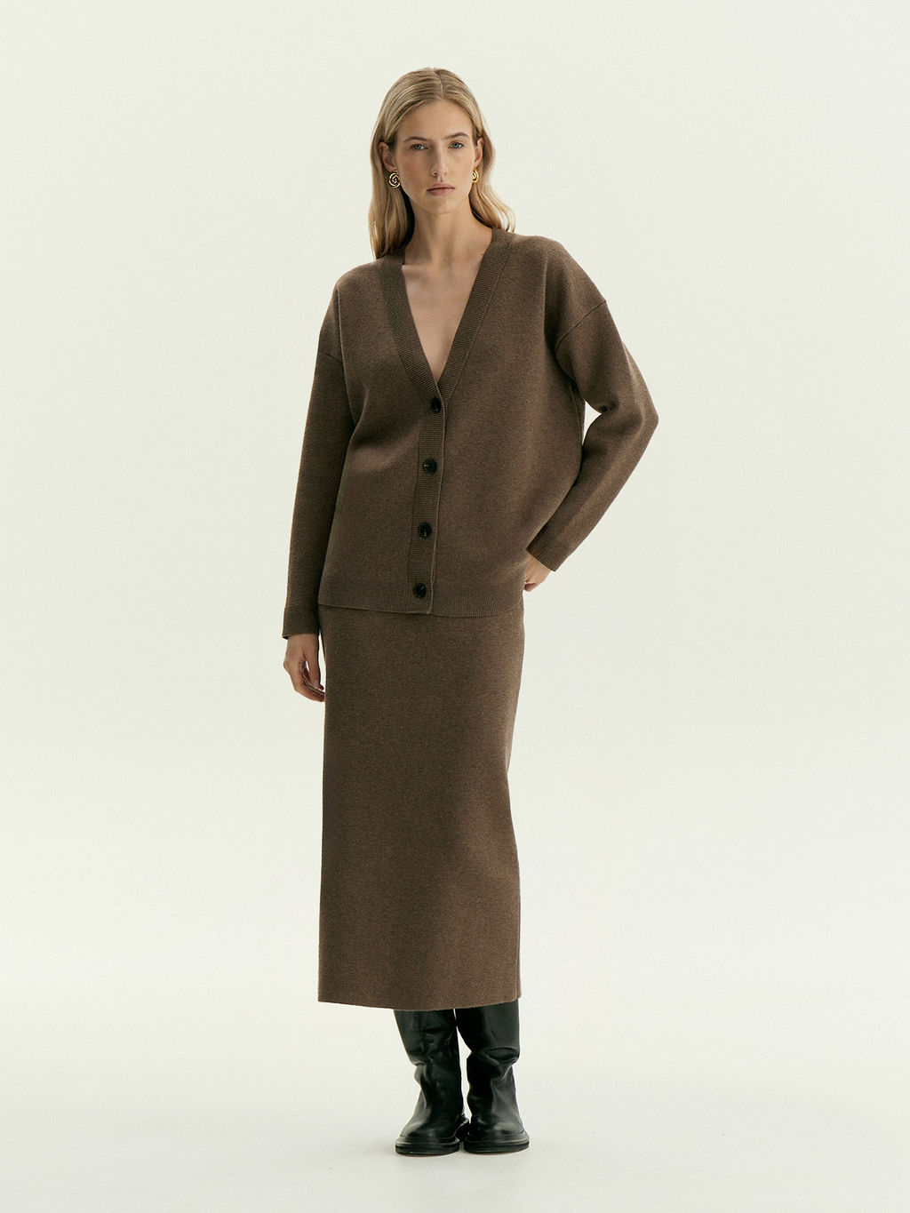 Кардиган из трикотажа, ML873/chimoka - Emka фото 3