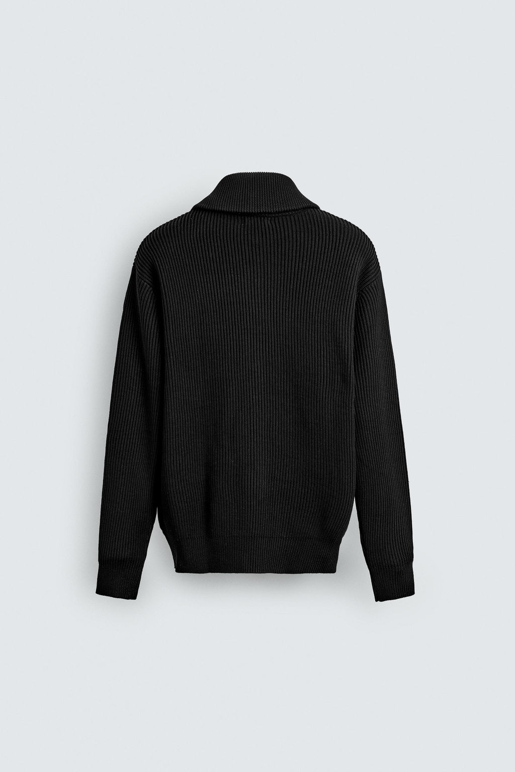 PURL KNIT CARDIGAN WITH ZIP - Zara фото 7