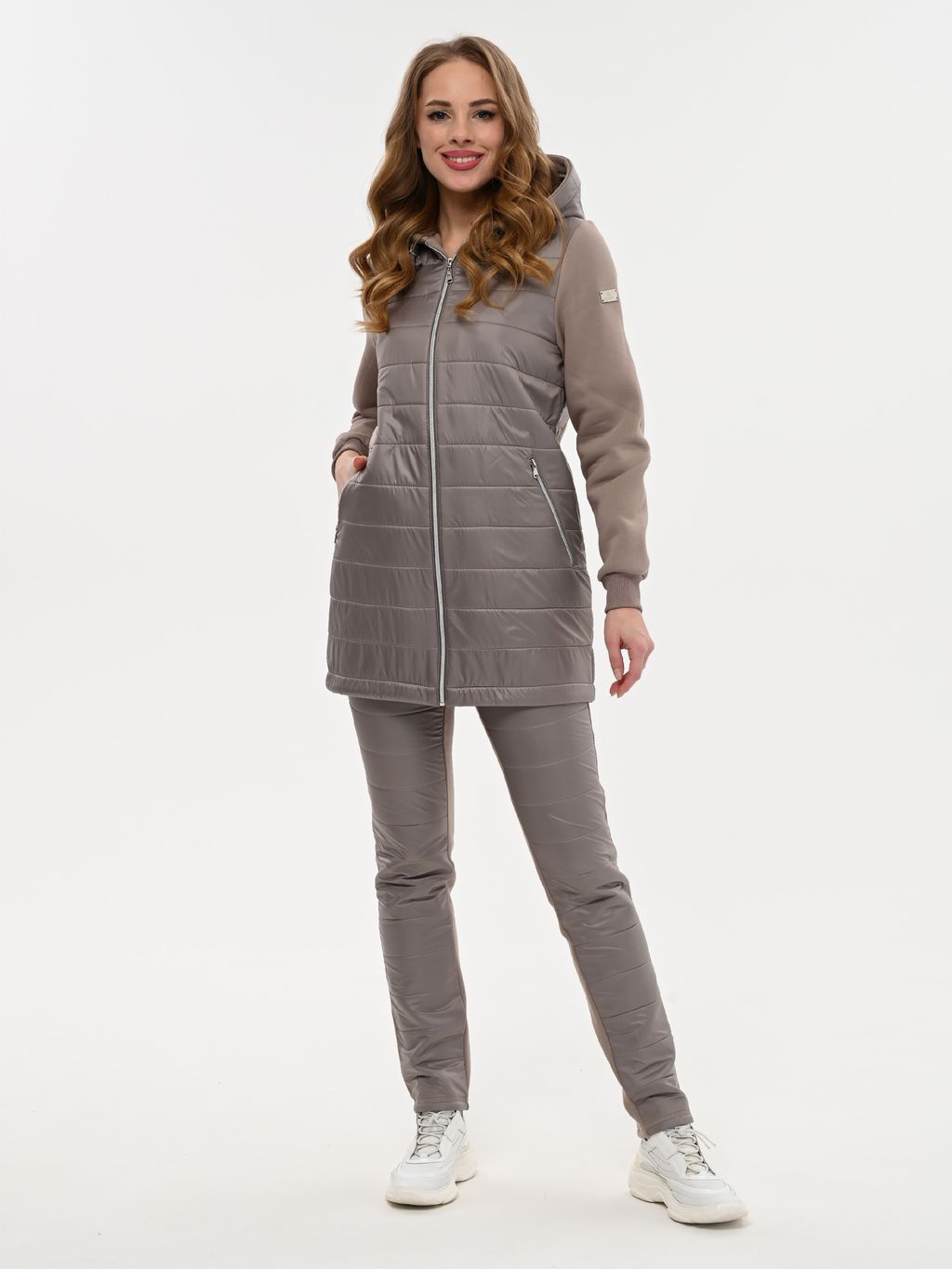 Толстовка  футер с плащевкой - А+б коллекция фото 2