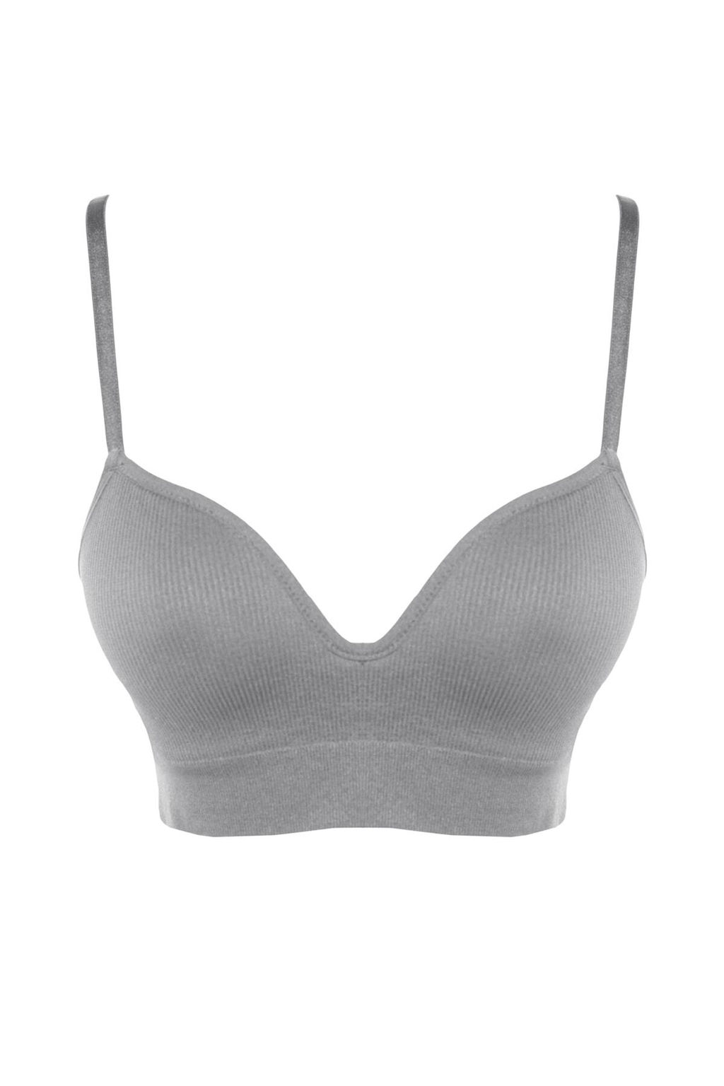 TRENDYOLMILLA Siyah Seamless/Dikissiz Ip Ask?l? Dolgusuz Balensiz Kapl? Bralette Orme Sutyen THMAW22SU0043  фото 69