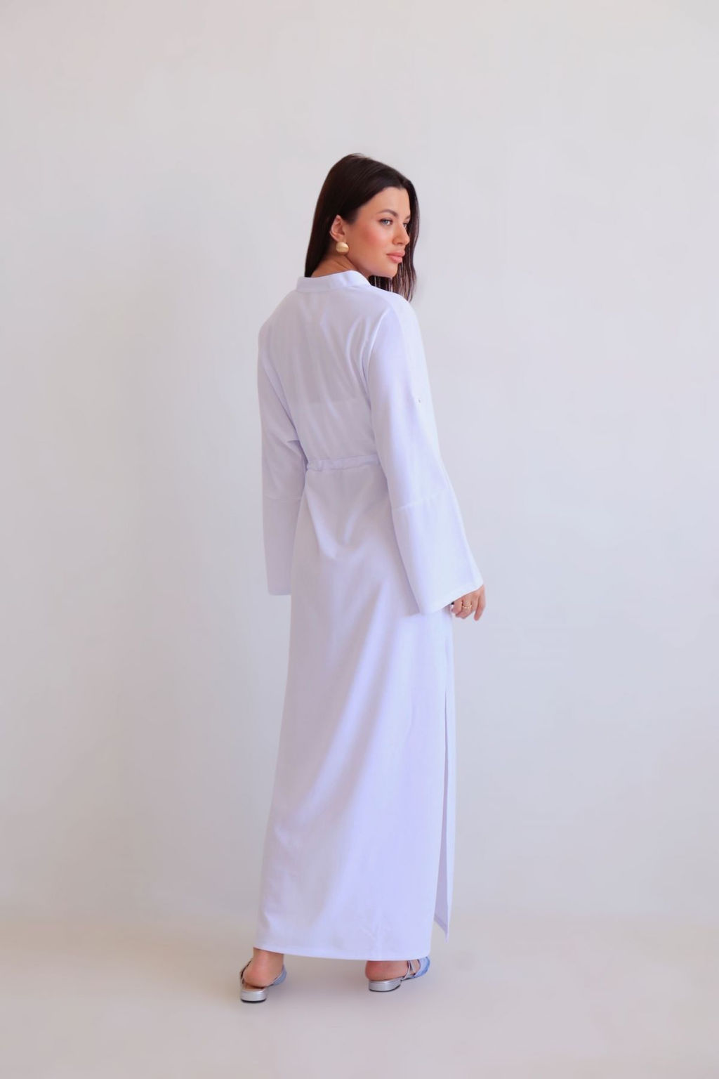 Martichelli Платье на кулиске белое  фото 8