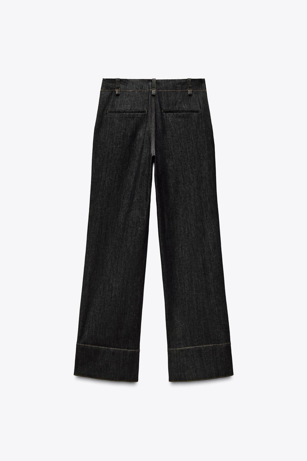 BOOTCUT PINTUCK TROUSERS - Zara фото 3