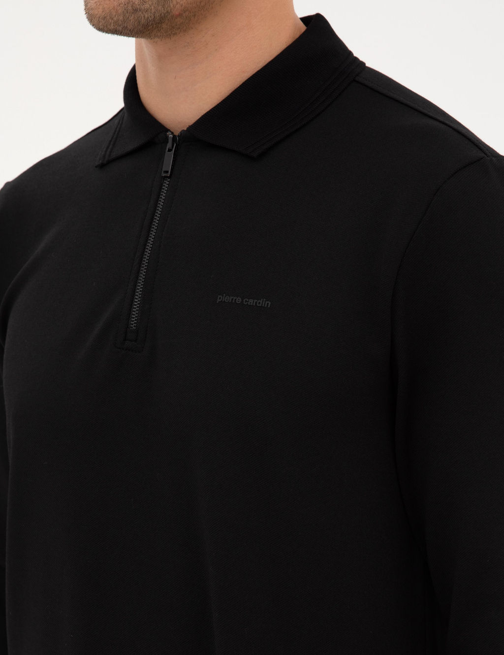 Siyah Regular Fit Sweatshirt - Pierre cardin фото 7