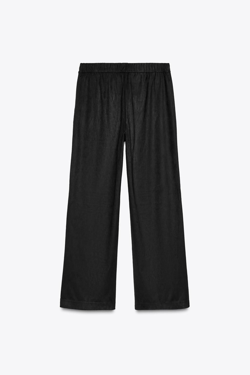 FAUX SUEDE TROUSERS - Zara фото 8