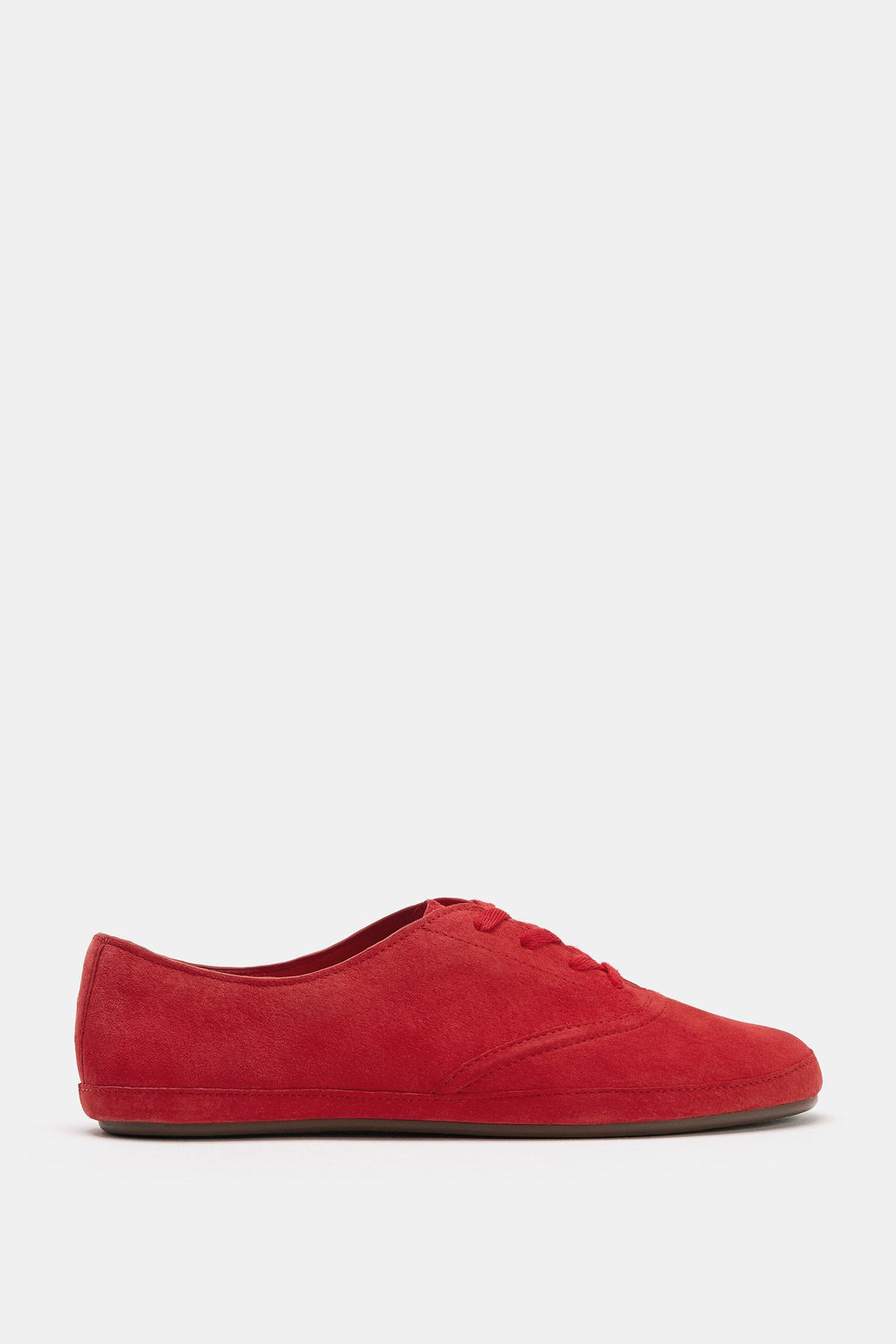 ZAPATILLA PIEL BLUCHER / Rojo