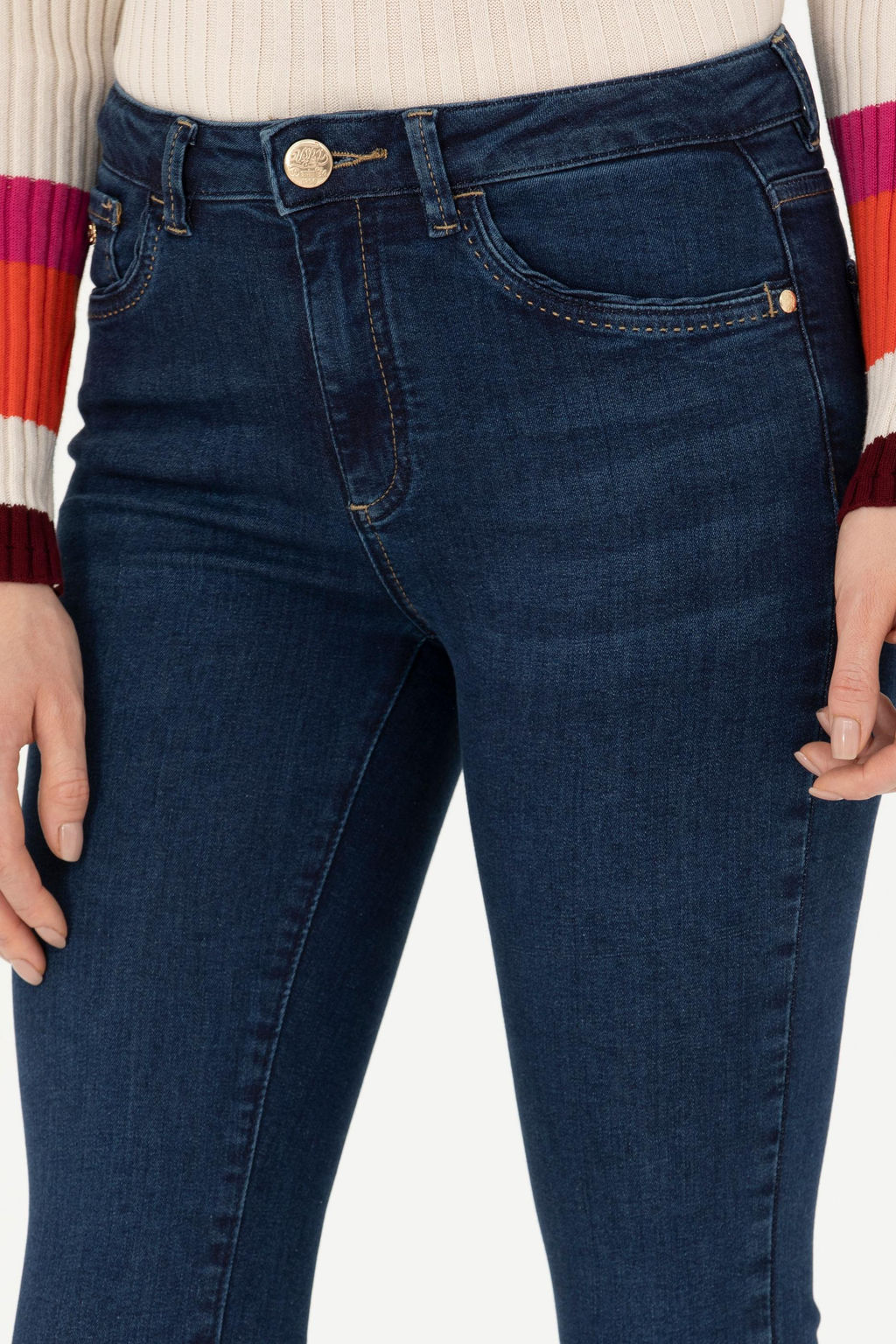 Женские темно-синие джинсовые брюки Неожиданная скидка в корзине - U.s. polo assn фото 6