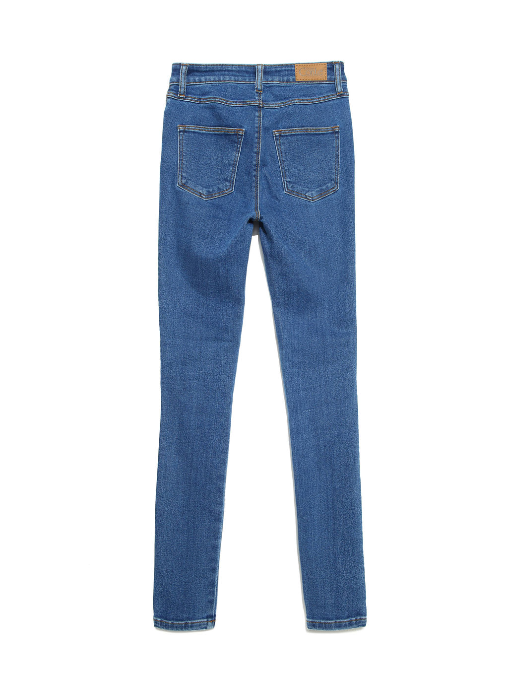CONTE Моделирующие eco-friendly Джинсы skinny c супервысокой посадкой CON-174 Lycra® authentic blue