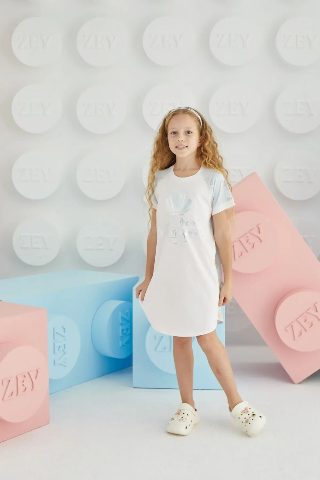 Ночная сорочка для девочки ZEYZEY kids 8648  фото 3