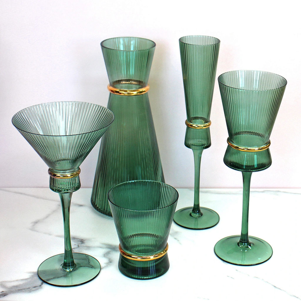 Стакан низкий 300мл "VIVALDI" в наборе 6шт, зеленый