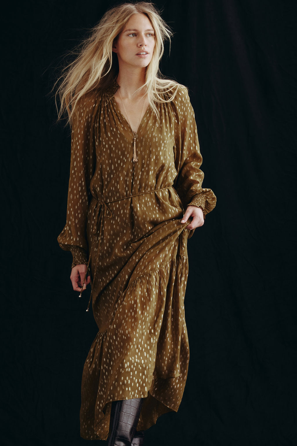 Maxivestido estampado - H&m фото 8