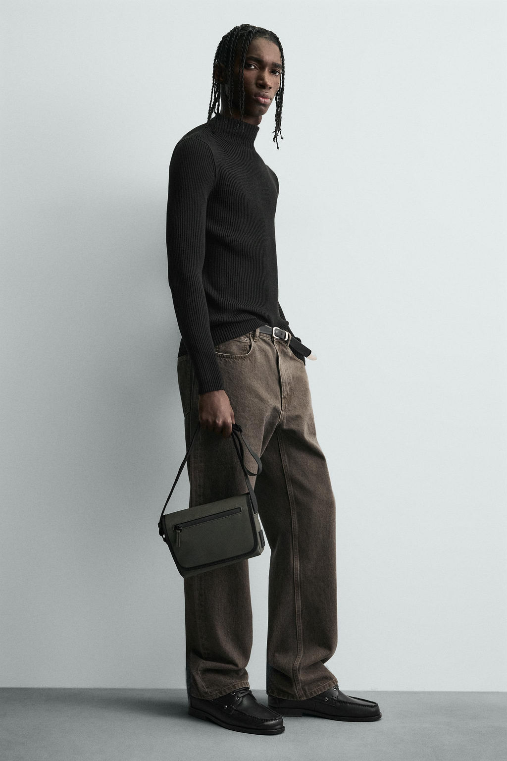 RUBBERISED CROSSBODY BAG - Zara фото 8