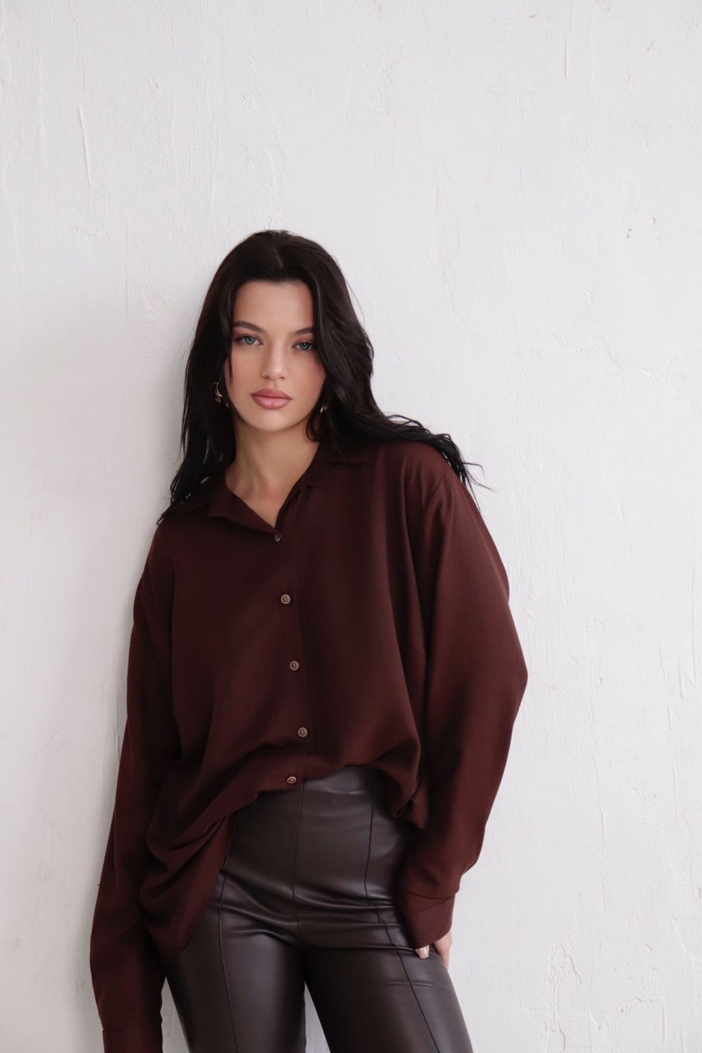 11182 Рубашка коричневая - Martichelli фото 17