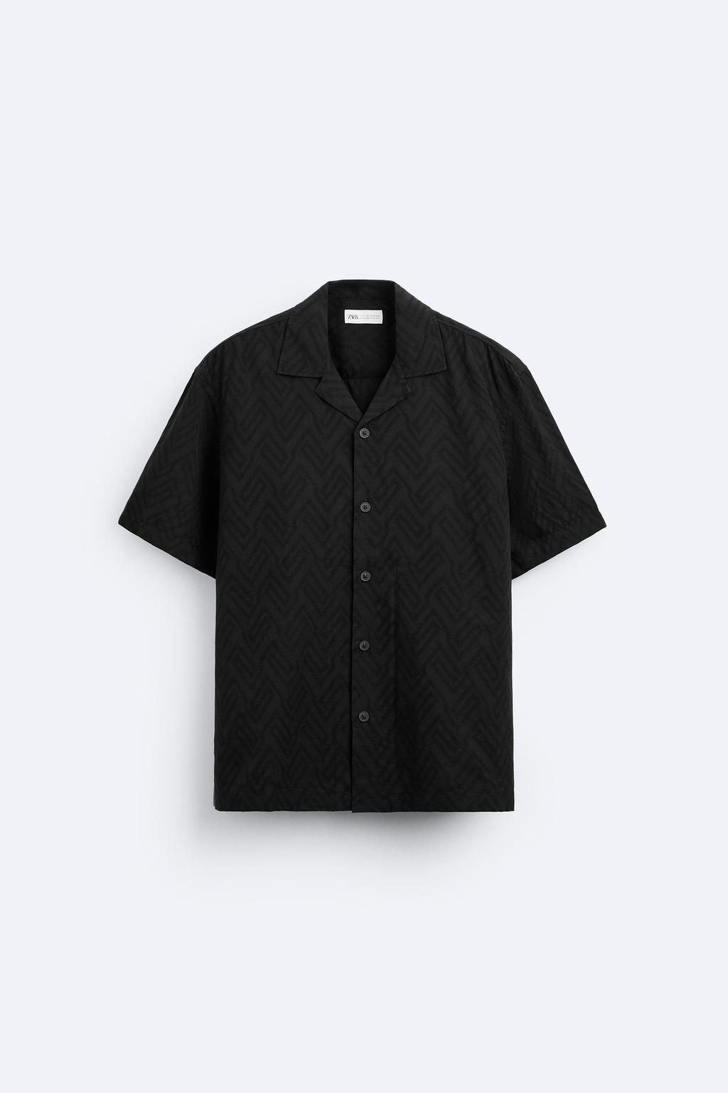 GEOMETRIK JACQUARD GOMLEK - Zara фото 16