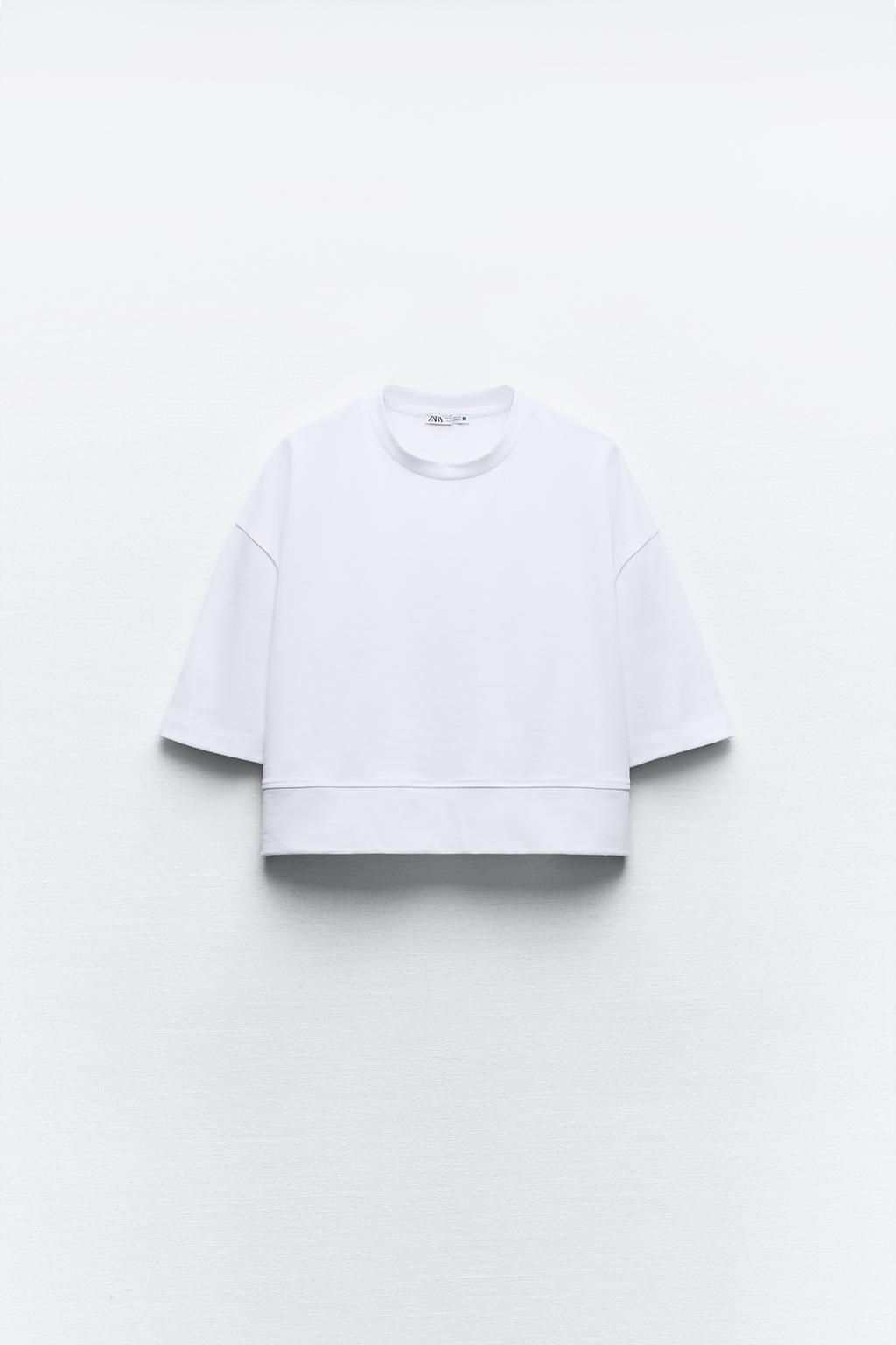 CROPPED T-SHIRT - Zara фото 8