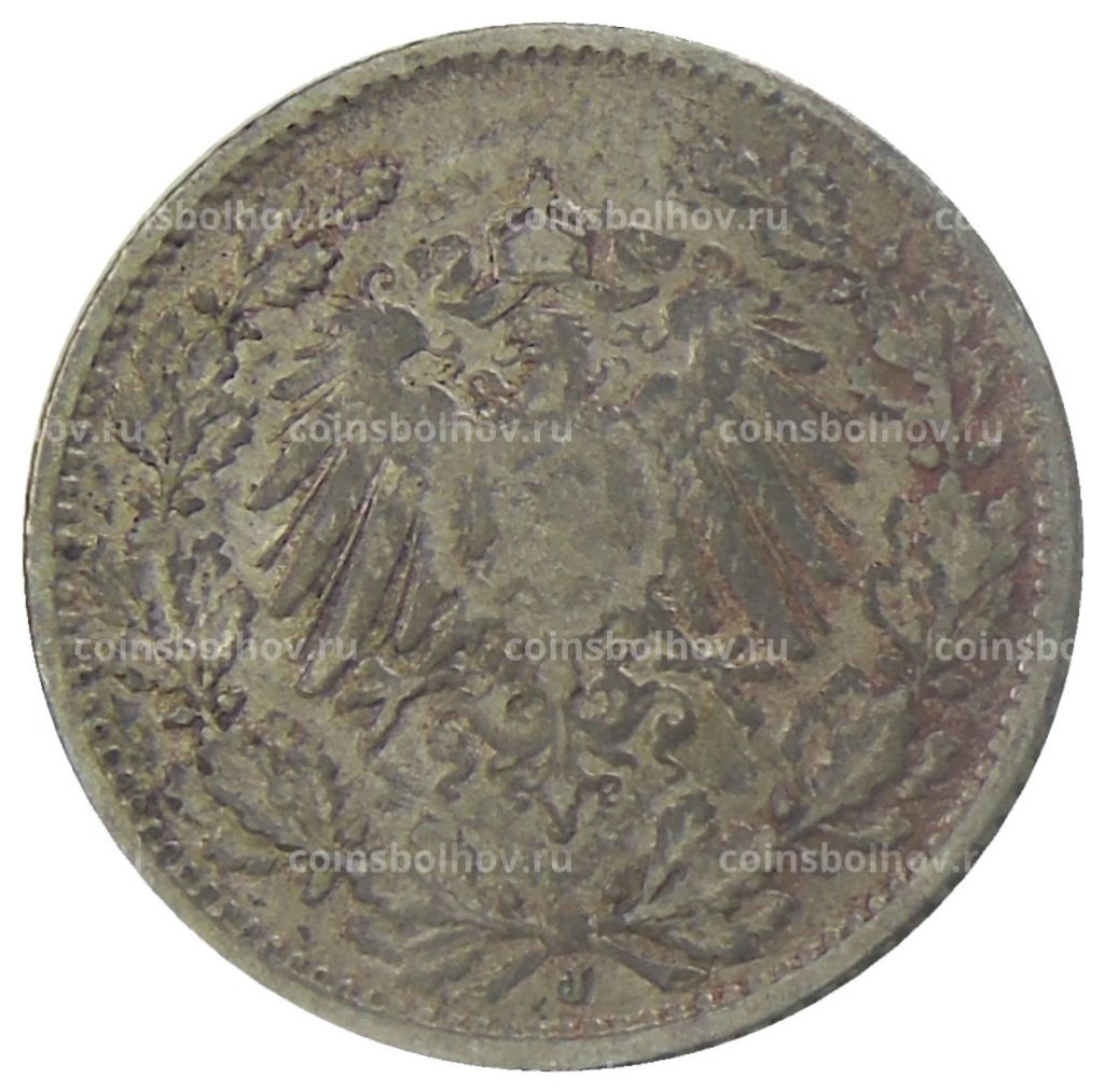 1/2 марки 1906 года J Германия