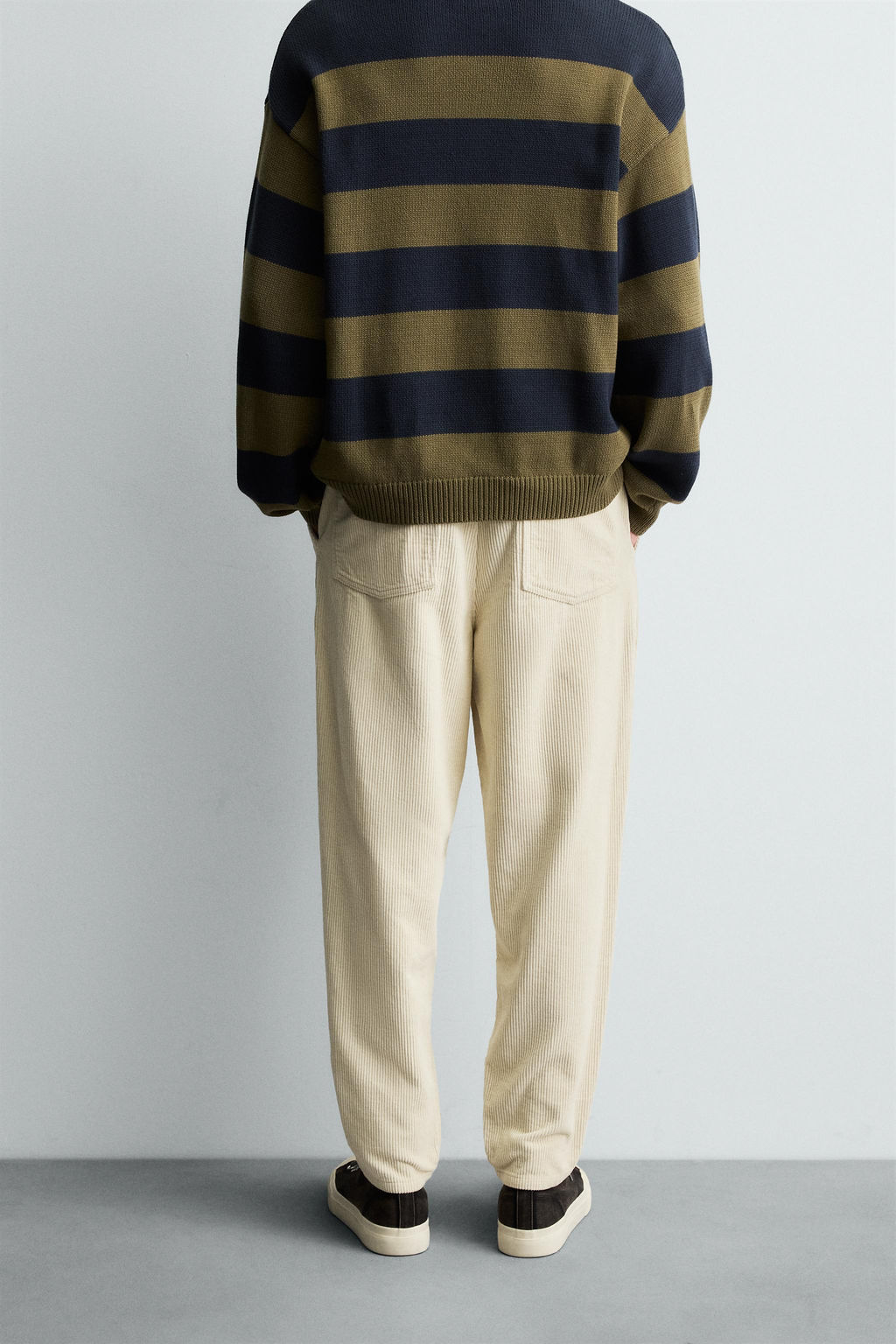 CARROT FIT CORDUROY TROUSERS - Zara фото 3
