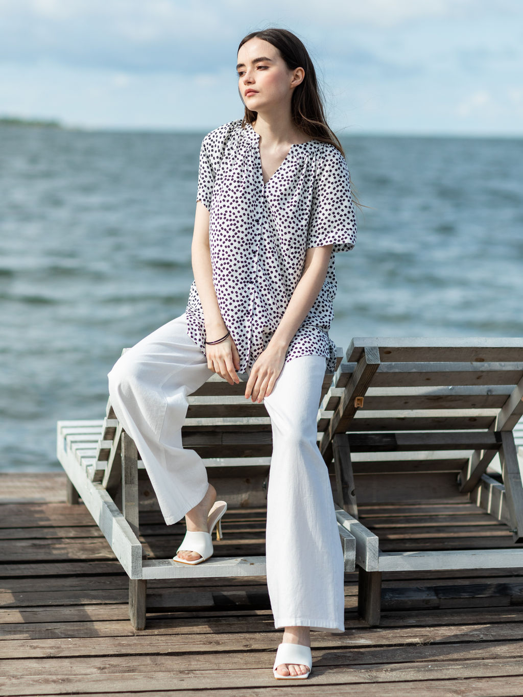 Блуза с рукавом реглан - Marchello marchellini фото 3