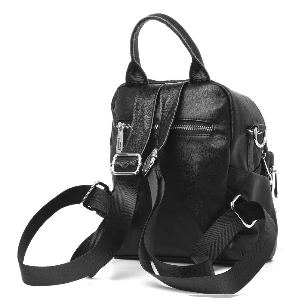 931-2 black, женский рюкзак из экокожи Barcelo Biagi