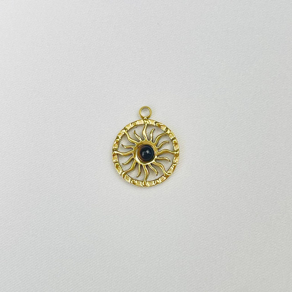 Подвеска с камнем Тигровый глаз (1 шт) - Радуга самоцветов фото 2