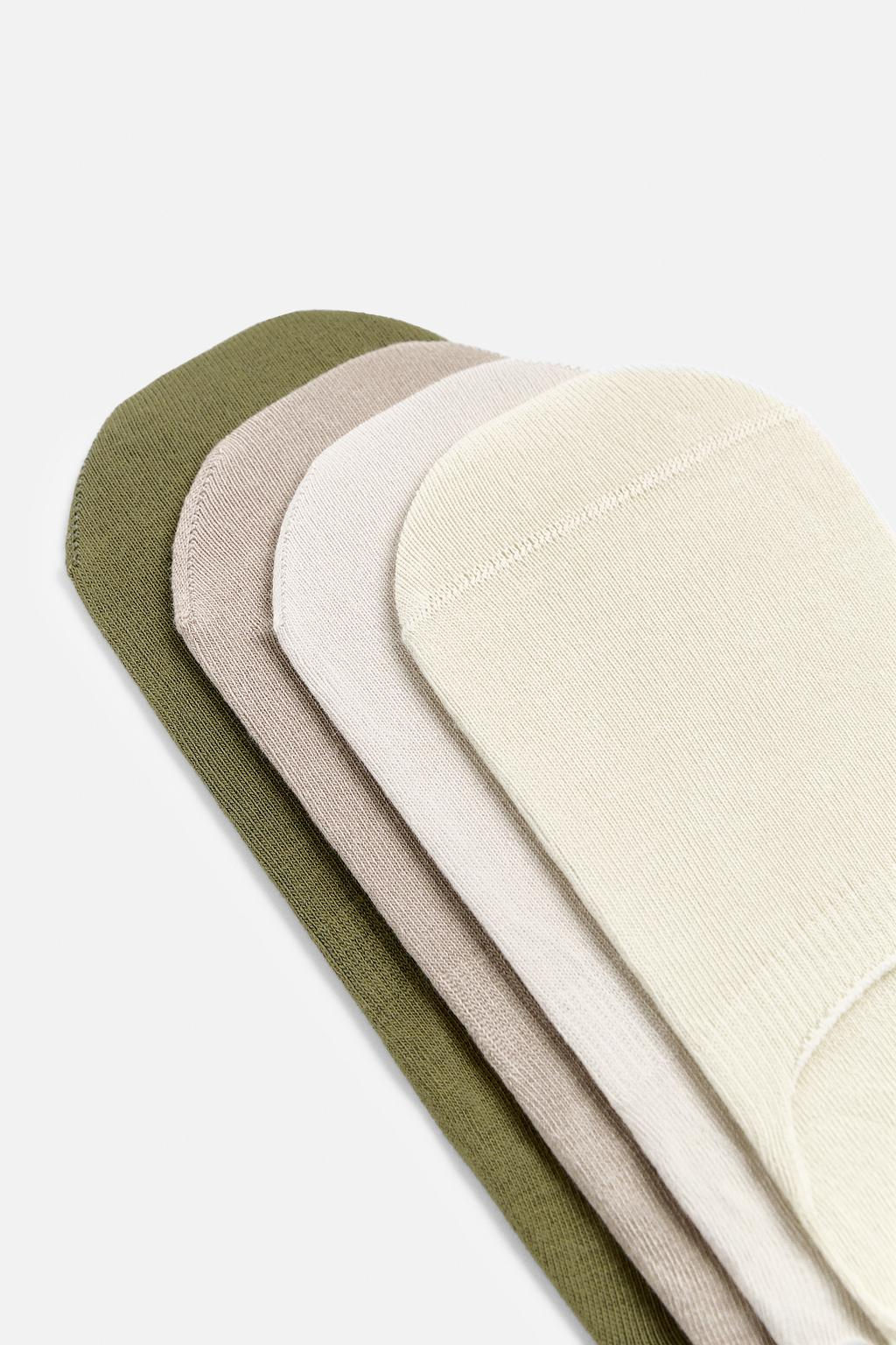 4-PACK OF NO-SHOW SOCKS - Zara фото 2