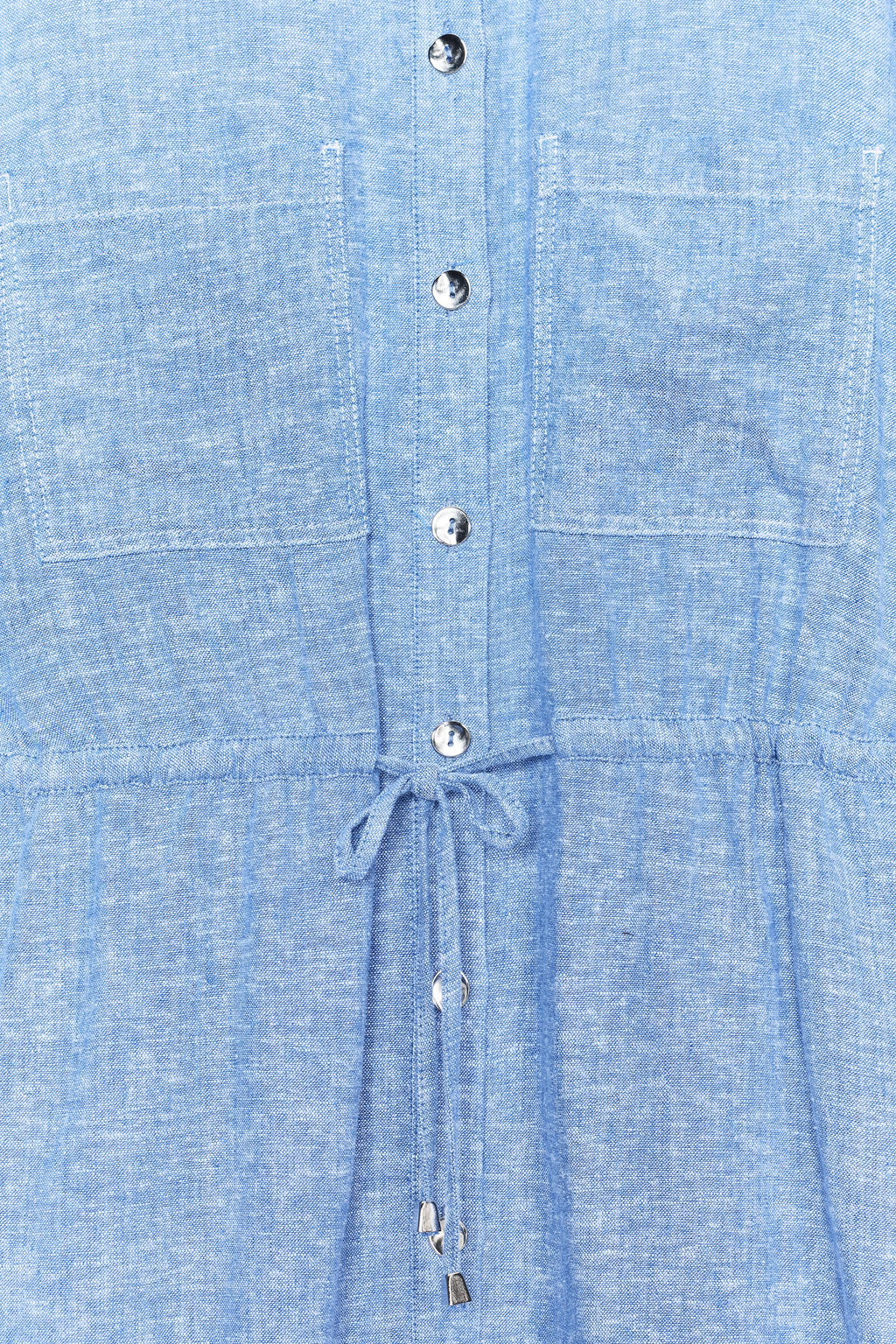 CAMISA SAFARI CON LINO SET / Azul claro - Zara фото 10