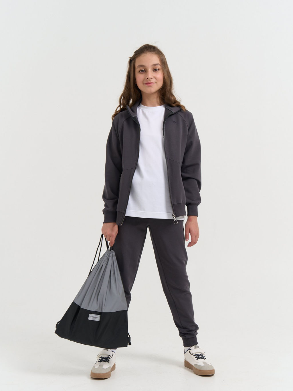 Сумка для обуви Черно-серая 7+ - Bungly фото 9