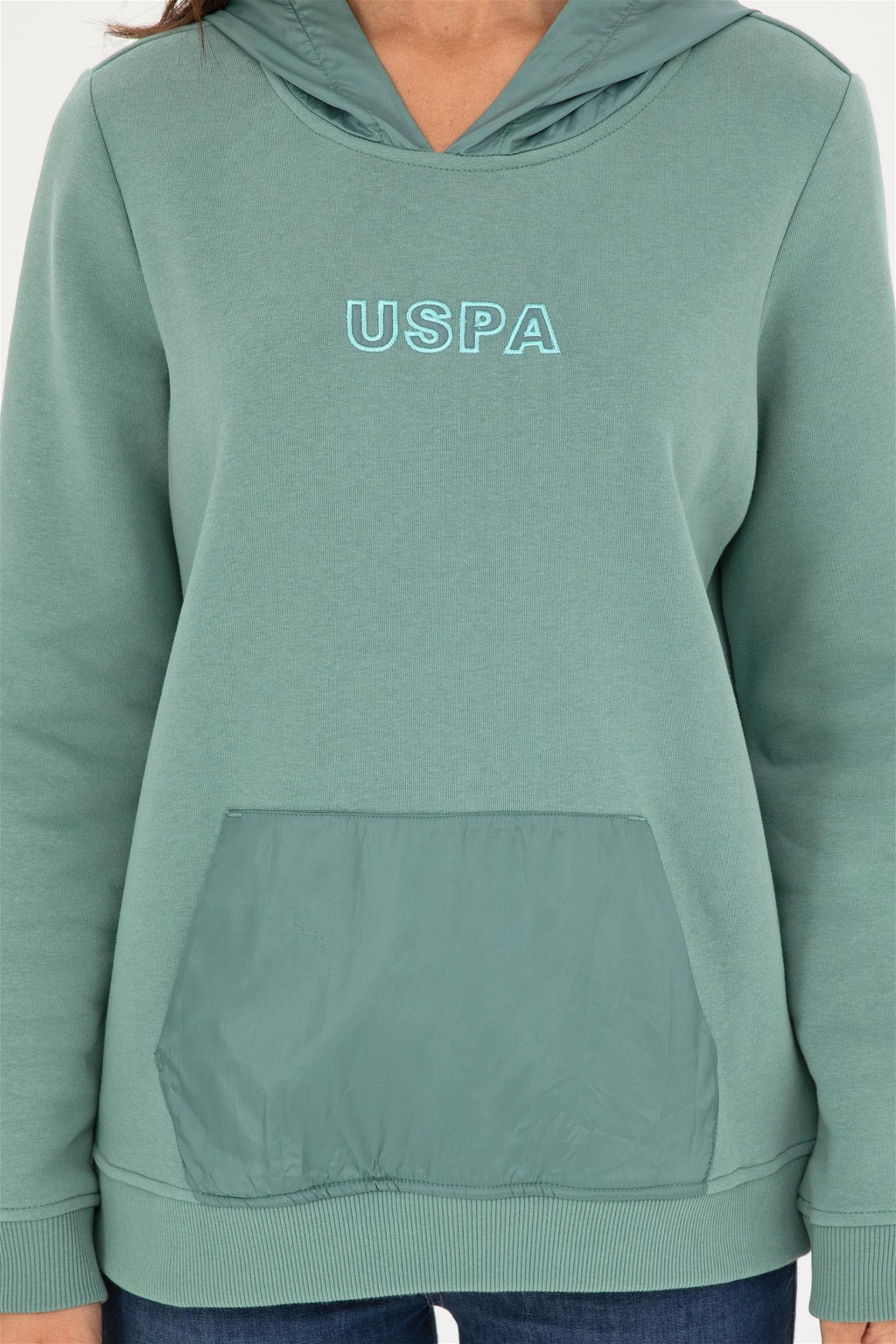 Женский мятный свитшот Неожиданная скидка в корзине - U.s. polo assn фото 6