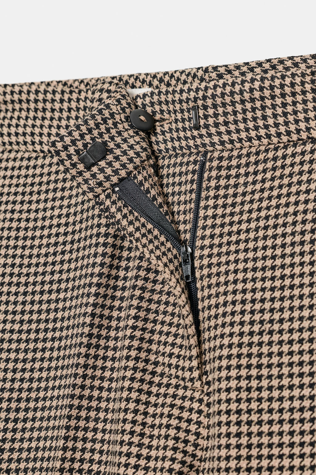 HOUNDSTOOTH CARGO TROUSERS - Zara фото 9