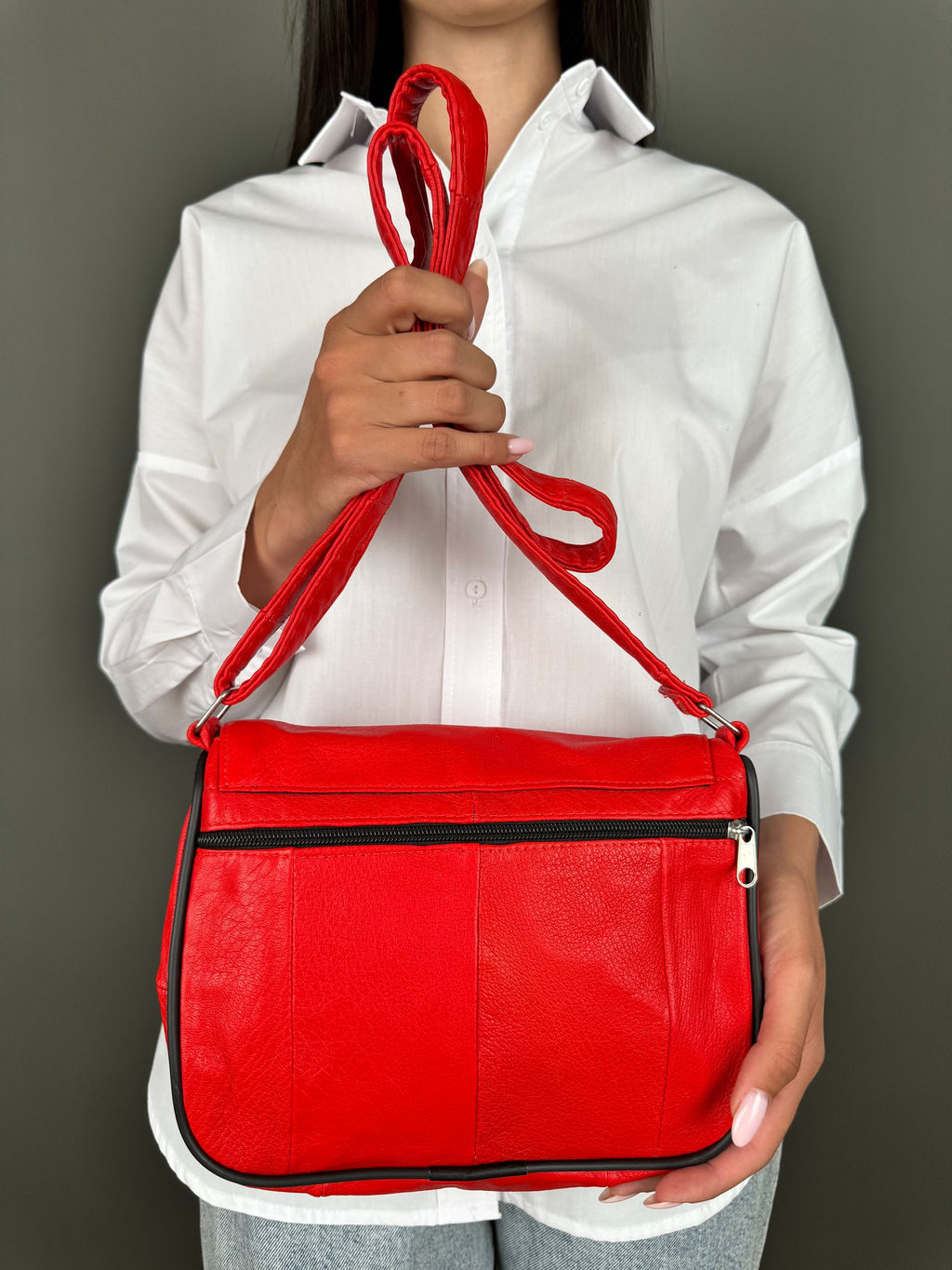 Сумка женская из телячьей кожи - Sefaro фото 4