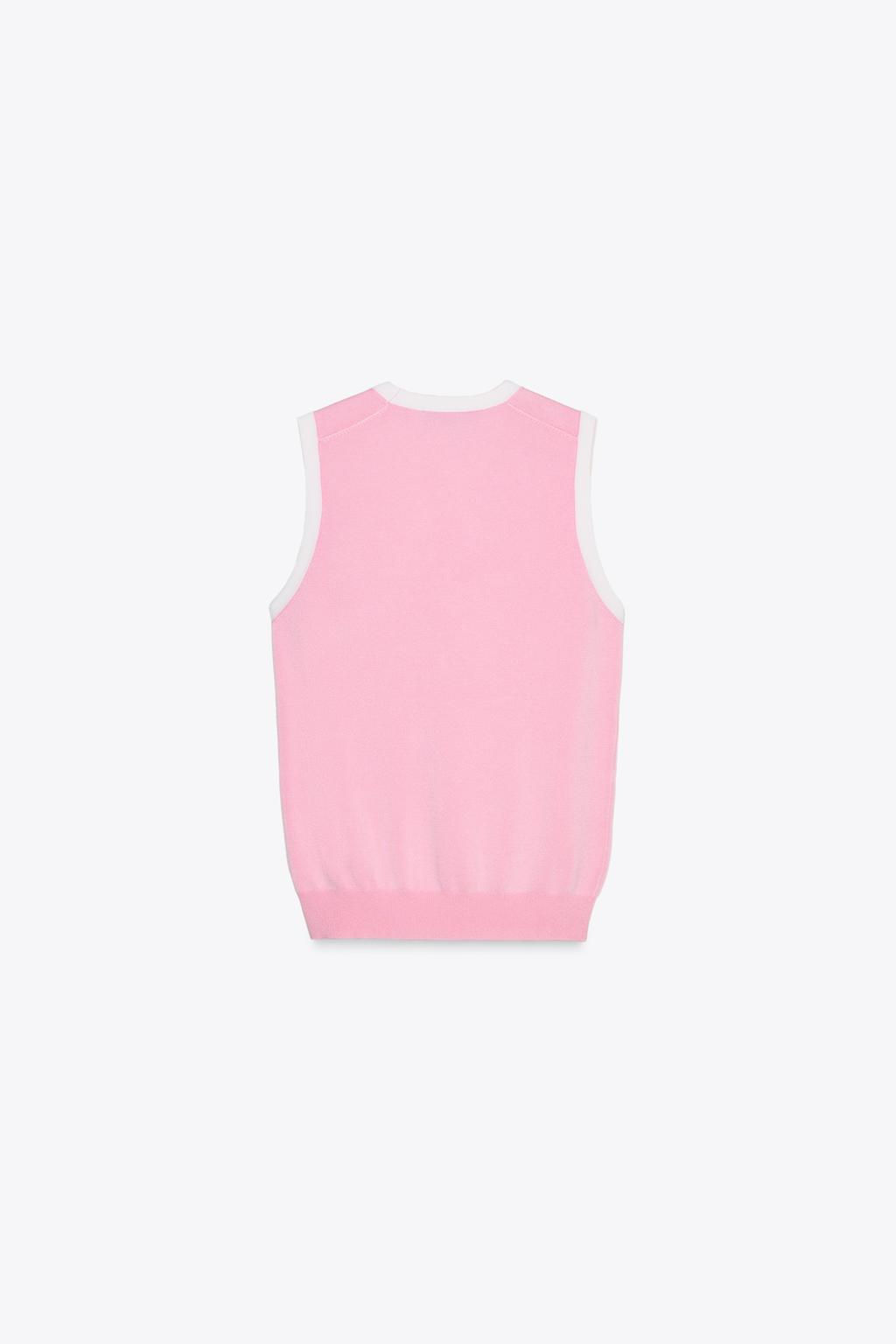 SLEEVELESS KNIT TOP - Zara фото 22