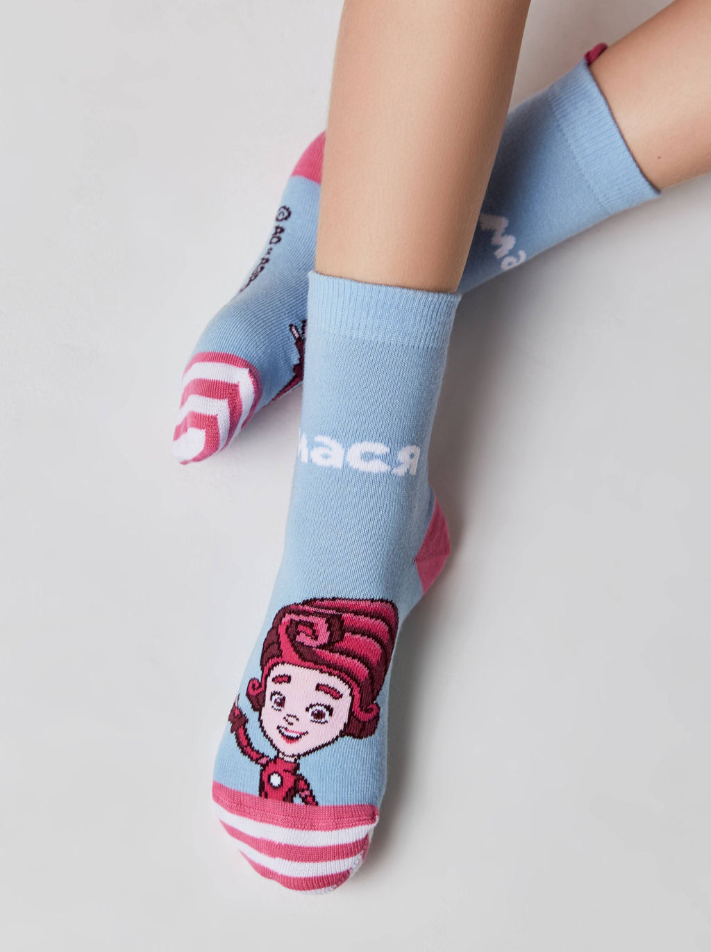 Цена за 2 пары CONTE-KIDS ФИКСИКИ Носки детские светло-голубой