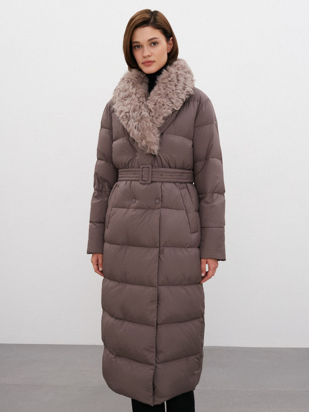 Conso/WDLF 220551 - latte Пуховое Пальто  фото 4