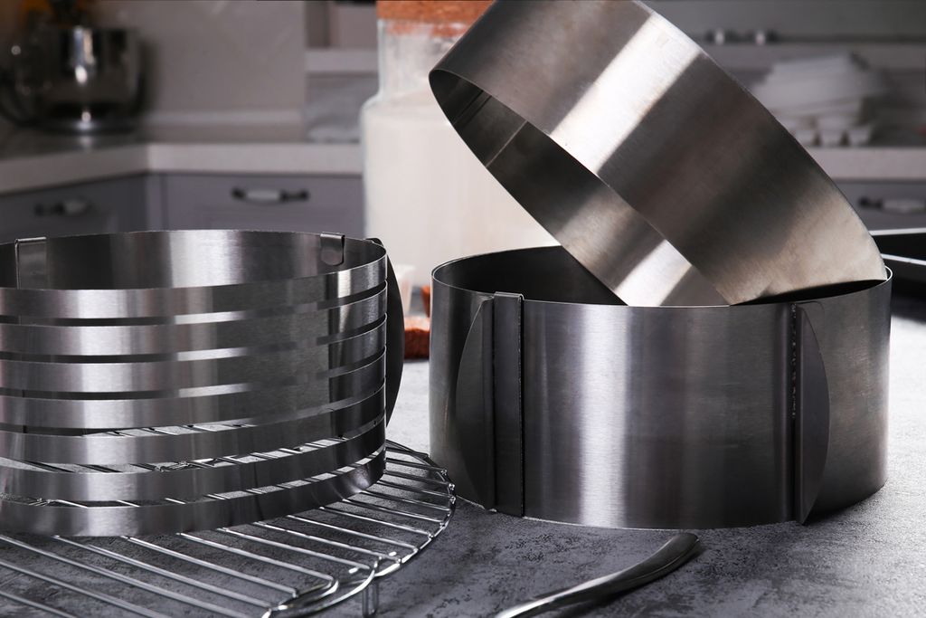 Форма металлическая S-CHIEF FPC-0051 кольцо для выпечки с регулировкой размера нержавеющая сталь  фото 8