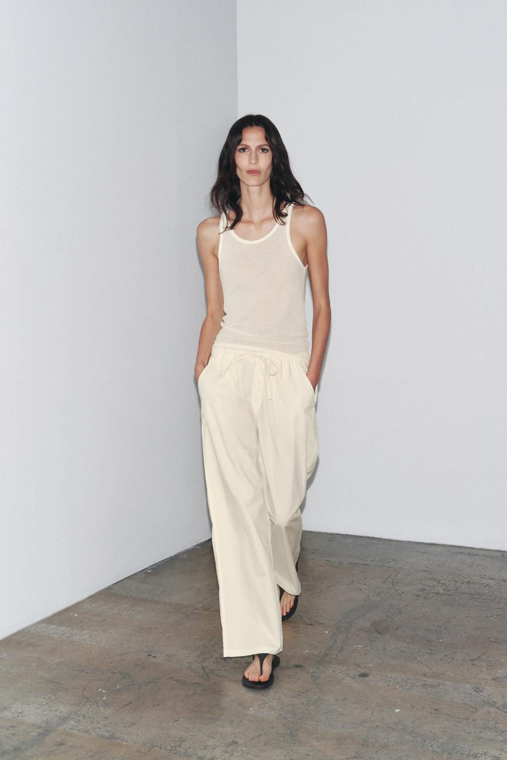 POPLIN PYJAMA TROUSERS
