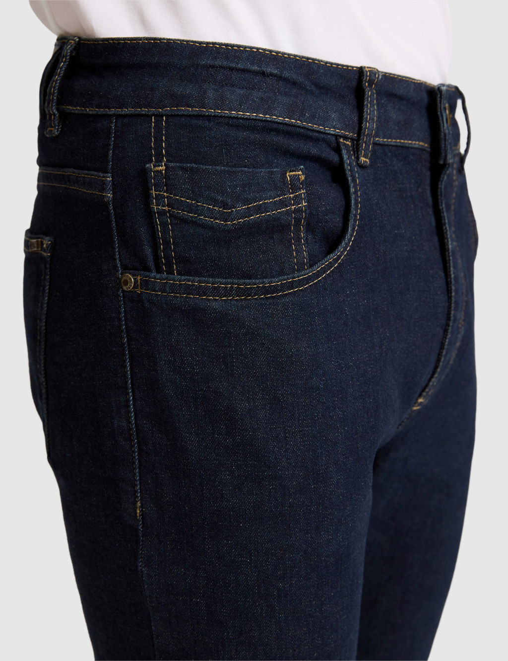 Lacivert Slim Fit Jean Pantolon