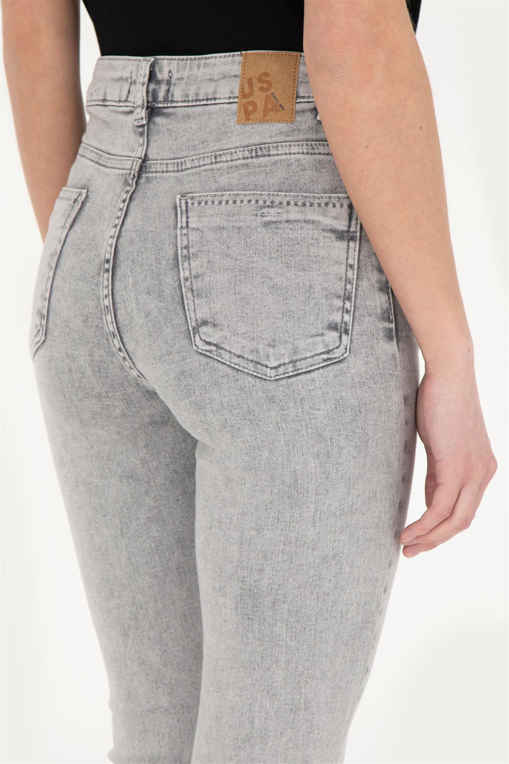 Женские серые джинсовые брюки - U.s. polo assn фото 7