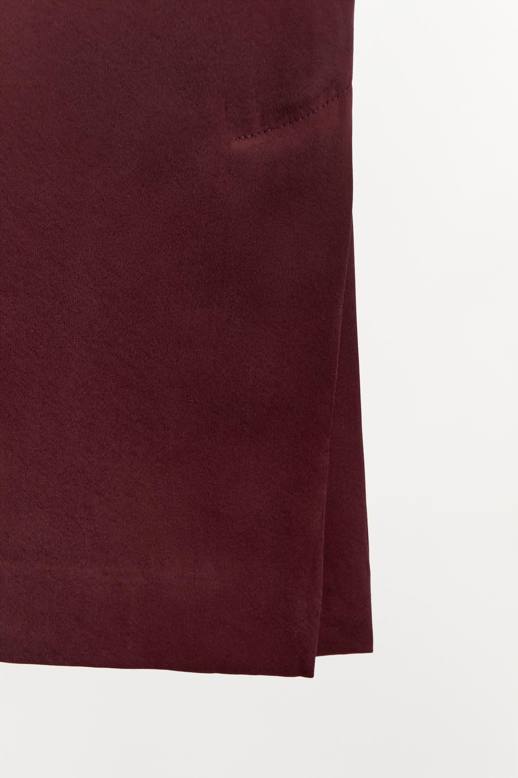 SILK PYJAMA TROUSERS - Zara фото 8