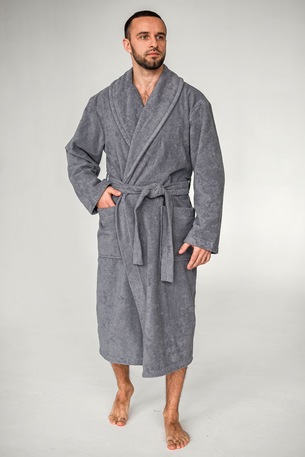 Халат мужской Банный - Оптима фото 5