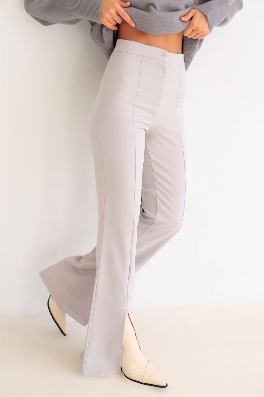 Martichelli Брюки светло-серые  фото 8