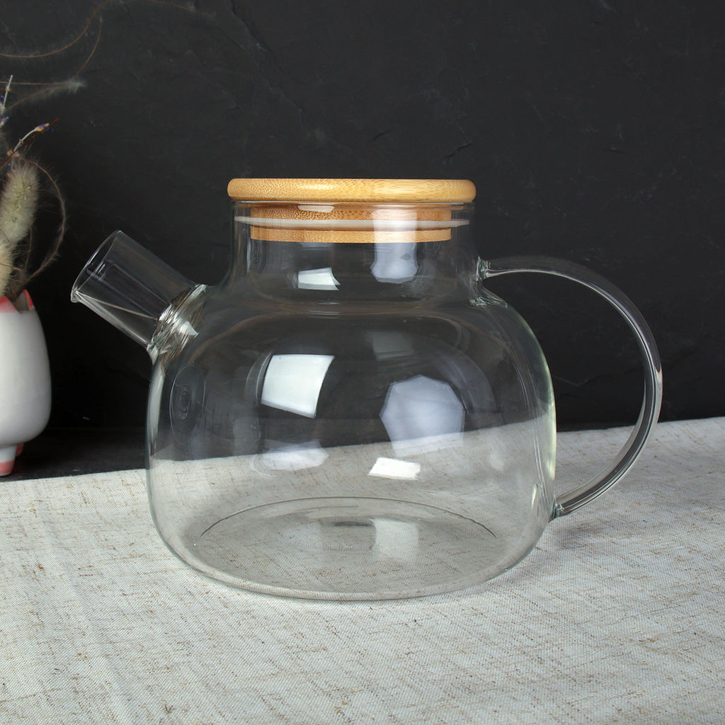 Чайник заварочный 1100 мл / G125-21 /уп 48/ крышка бамбуковая - Галеонтрейд фото 10