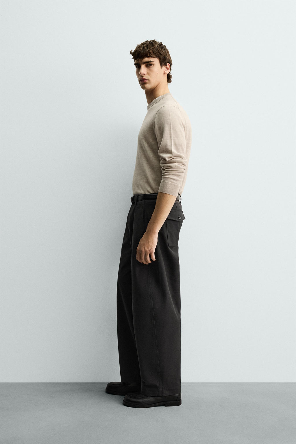 REGULAR FIT WOOL JUMPER - Zara фото 4