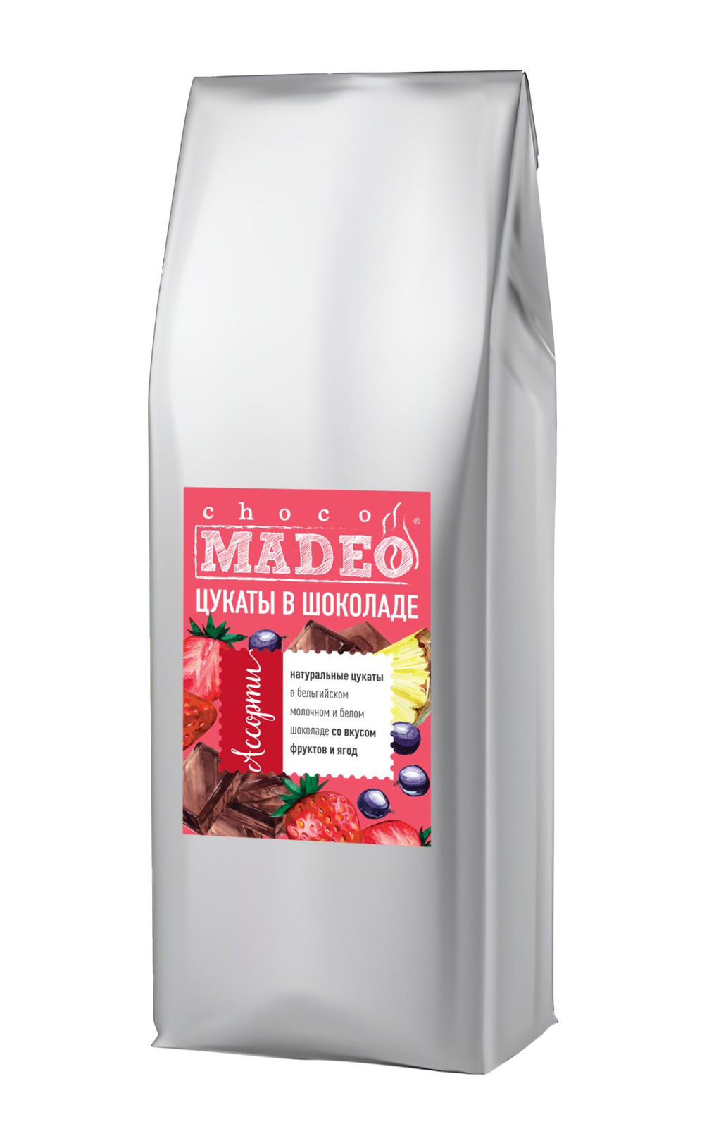 Натуральные цукаты в шоколаде ассорти 1 кг - Madeo фото 2