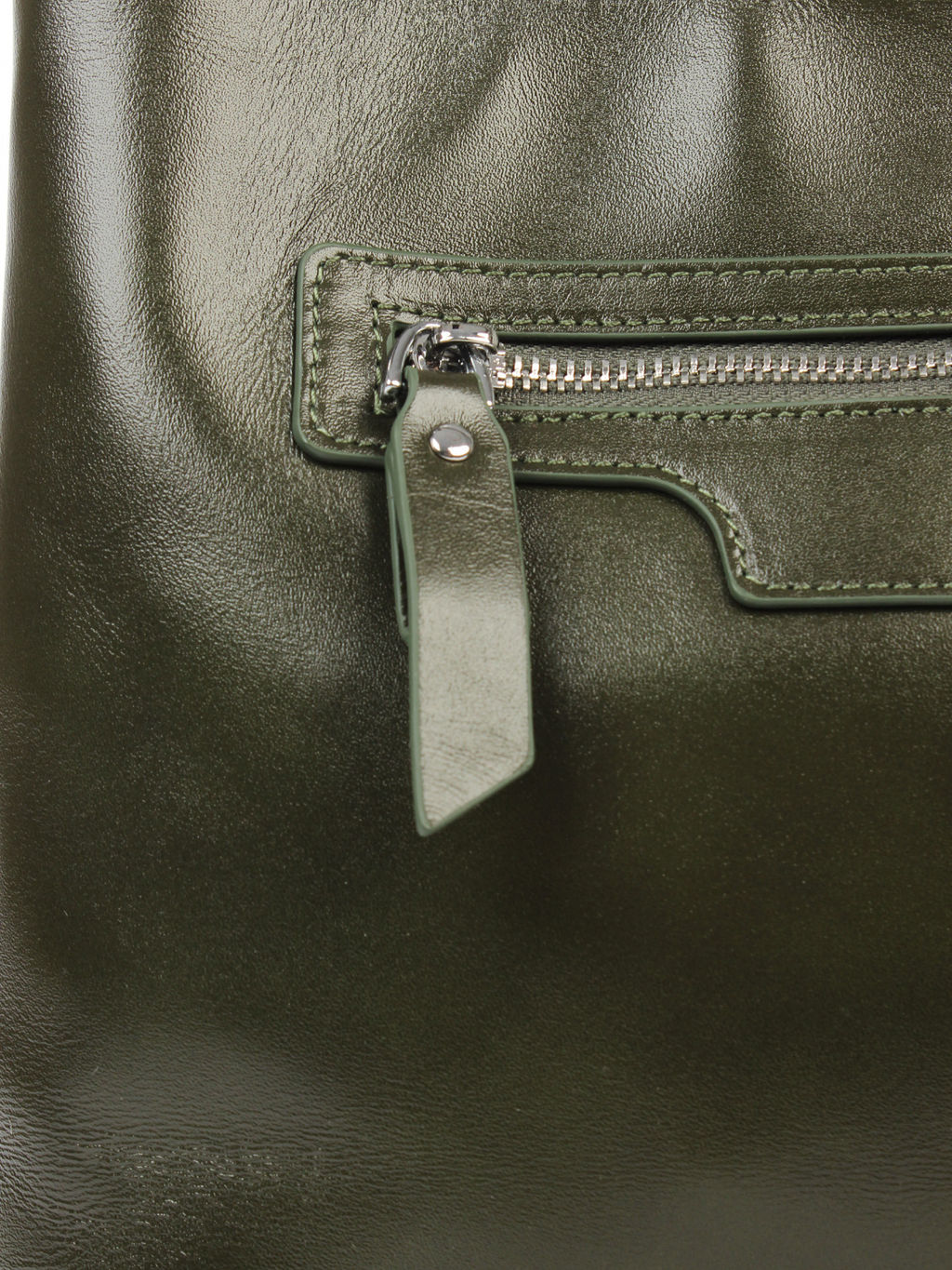 LACCOMA сумка Y2316-3-зеленый натуральная кожа полиэстер  фото 6