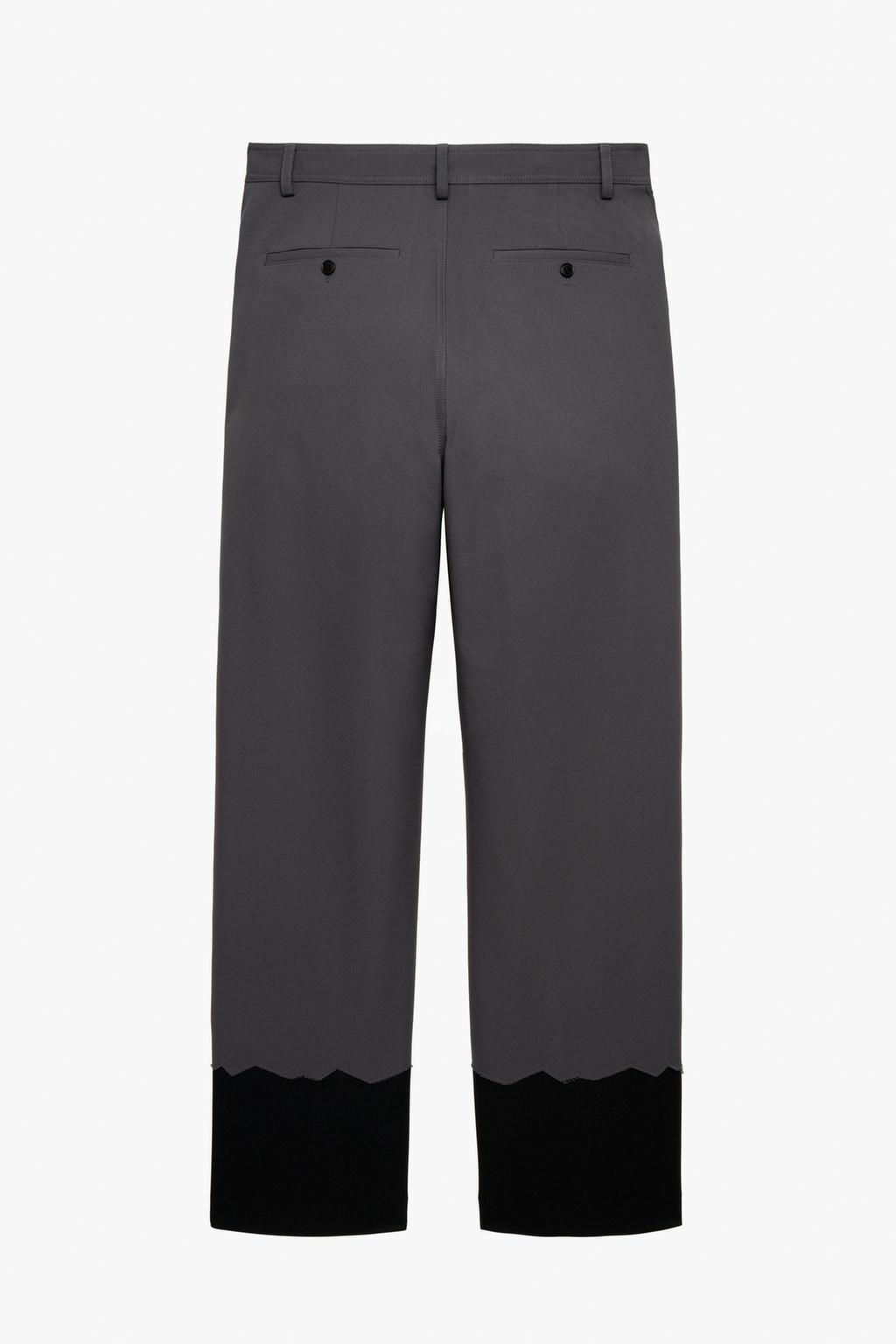 CONTRAST HEM TROUSERS X STEFANO PILATI - Zara фото 2