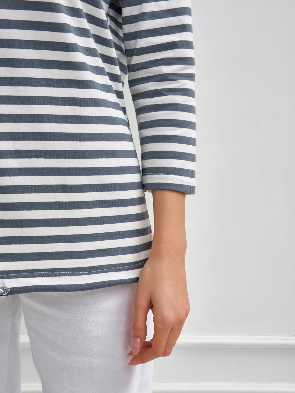 Лонгслив Николь Хлопок 95%, лайкра 5% тельняшка - Ивассорти фото 8